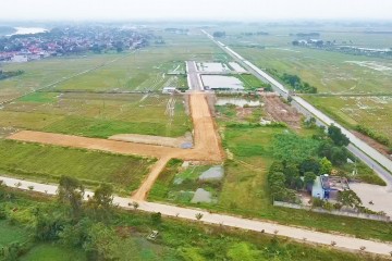 Construction progress updated in October 2023 - Technical Infrastructure Project of Residential Area in Phu Xuan Commune, Tho Xuan District 
